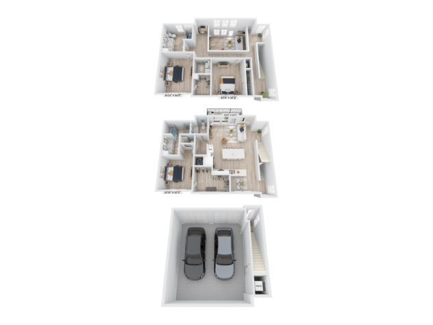 Rendering of the C3 floor plan